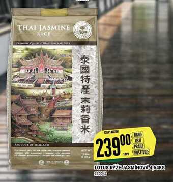 Tamda Foods Lotus rýže jasmínová 4,54kg nabídka