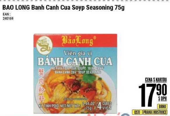 Tamda Foods Bao long banh canh cua soyp seasoning 75g nabídka