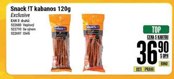 Tamda Foods Snack !t kabanos 120g nabídka