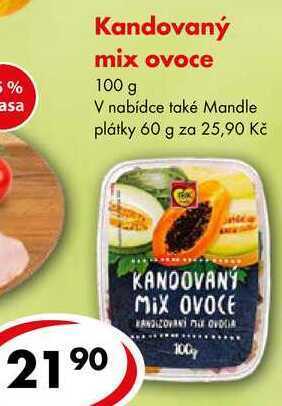 CBA Kandovaný mix ovoce, 100 g nabídka