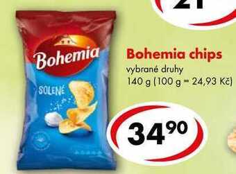 CBA Bohemia chips, 140 g nabídka