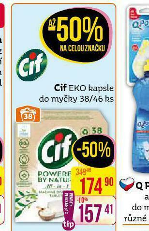 Teta Cif eko kapsle do myčky nabídka