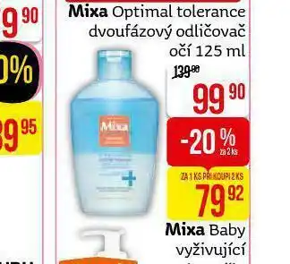 Teta Mixa dvoufázový odličovač nabídka