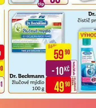 Teta Dr. beckmann žlučové mýdlo, ubrousky nabídka
