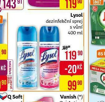 Lysol dezinfekční sprej s vůní
