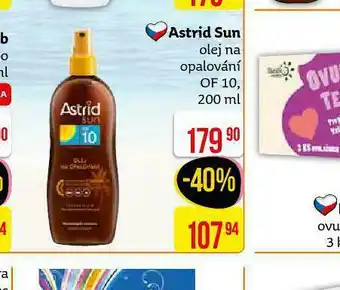 Teta Astrid sun olej na opalování of 10 nabídka