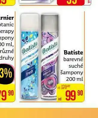 Teta Batiste barevné suché šampony nabídka