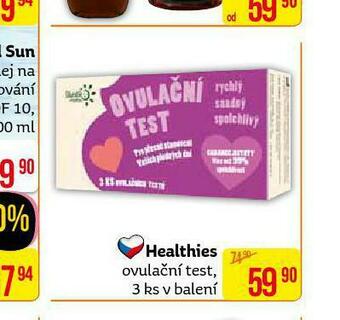 Teta Healthies ovulační test nabídka