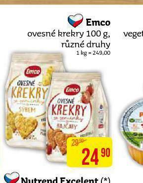 Teta Emco ovesné krekry nabídka