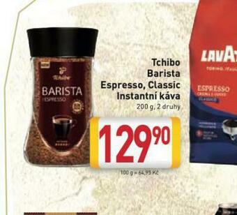 Billa Tchibo barista espresso nabídka