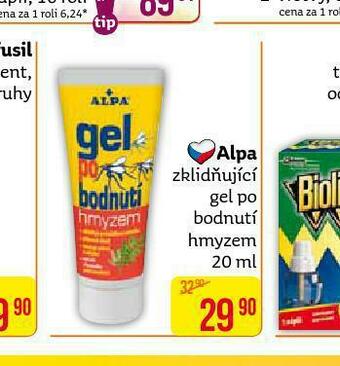 Teta Alpa zklidňující gel po bodnutí hmyzem nabídka