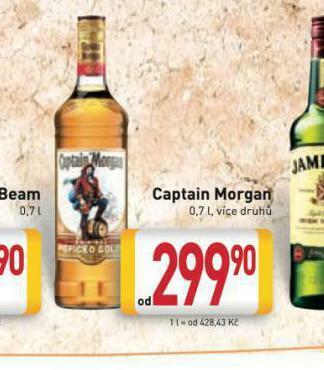 Billa Captain morgan nabídka