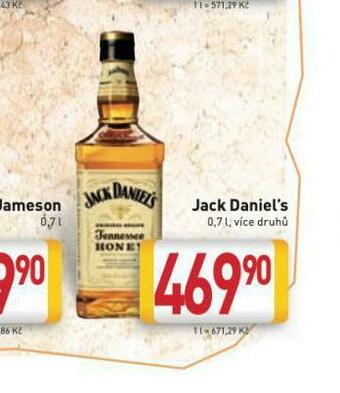 Billa Jack daniel´s nabídka