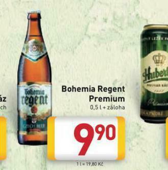 Billa Pivo bohemia regent premium nabídka