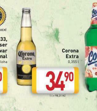 Billa Corona extra nabídka