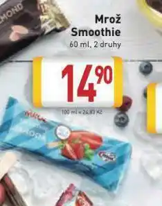 Billa Mrož smoothie nabídka