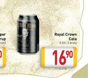 Billa Royal crown cola nabídka