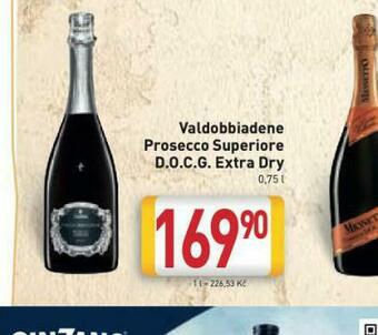 Billa Valdobbiadene prosecco superiore d.o.c.g. extra dry nabídka