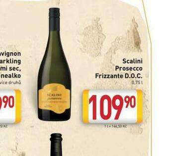Billa Scalini prosecco frizzante d.o.c. nabídka