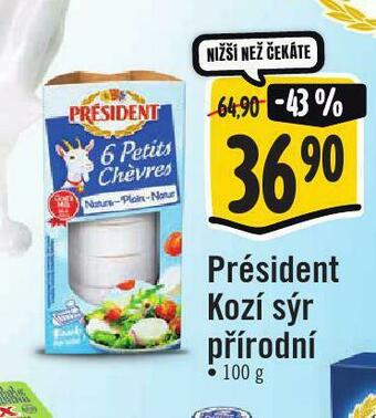Jip Président kozí sýr nabídka