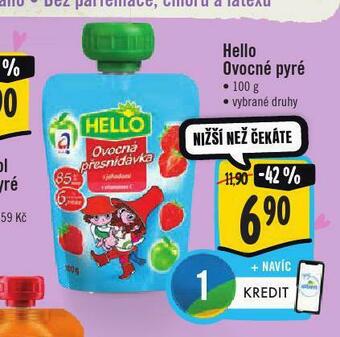 Jip Hello ovocné pyré nabídka