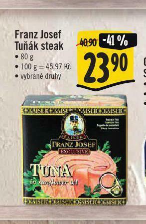 Jip Franz josef tuňák steak nabídka