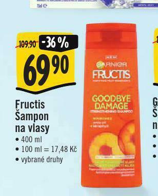 Jip Fructis šampon na vlasy nabídka