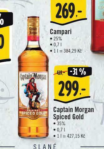 Jip Captain morgan spiced gold nabídka