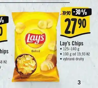 Jip Lay&#039;s chipsy nabídka