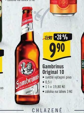 Jip Pivo gambrinus originál 10 nabídka