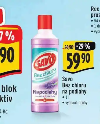 Jip Savo bez chloru na podlahy nabídka