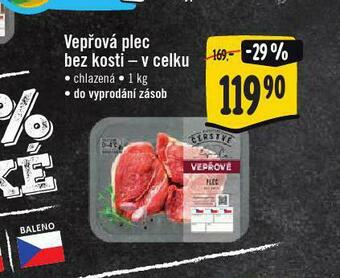 Jip Vepřová plec bez kosti nabídka