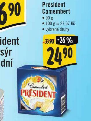 Jip Président camembert nabídka