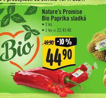 Jip Bio paprika sladká nabídka