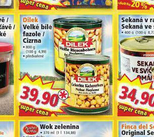 Norma Dilek velké bílé fazole nabídka