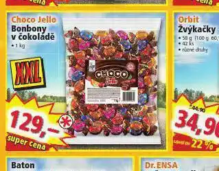 Norma Choco jello bonbony v čokoládě nabídka