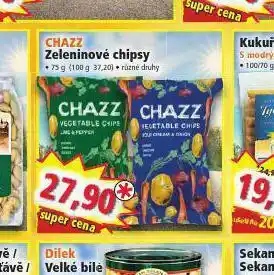 Norma Chazz zeleninové chipsy nabídka