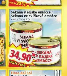 Norma Sekaná ve svíčkové omáčce nabídka