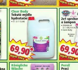 Norma Clear body tekuté mýdlo hydratační nabídka