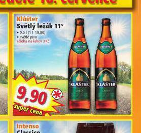 Norma Pivo klášter světlý ležák 11 nabídka