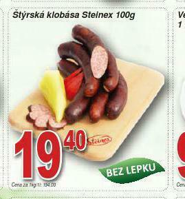 Lidl Štýrská klobása nabídka