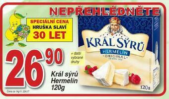 Lidl Král sýrů hermelín nabídka