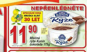 Lidl Mléčná rýže kunín nabídka