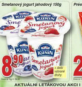 Lidl Smetanový jogurt nabídka
