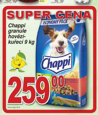 Lidl Chappi granule pro psy nabídka