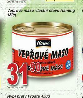Lidl Vepřové maso ve vlastní šťávě nabídka