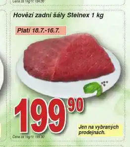 Lidl Hovězí zadní šály nabídka