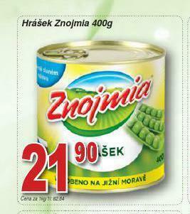 Lidl Hrášek znojmia nabídka
