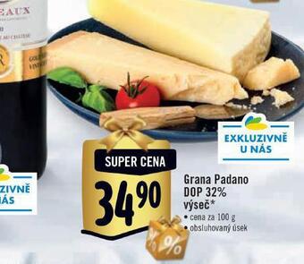 Albert Grana padano dop 32% výseč nabídka
