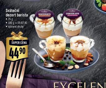 Albert Sváteční dezert barista nabídka